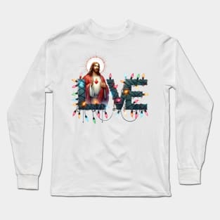 Love Christmas Sublimation Long Sleeve T-Shirt